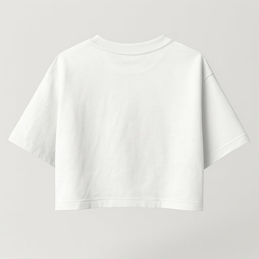 BLANK CROP-TOP OVERSIZE - PREMIUM