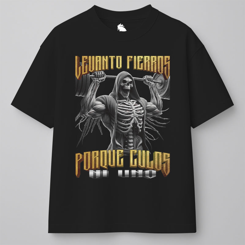 LEVANTO FIERROS, PORQUE CULOS NI UNO