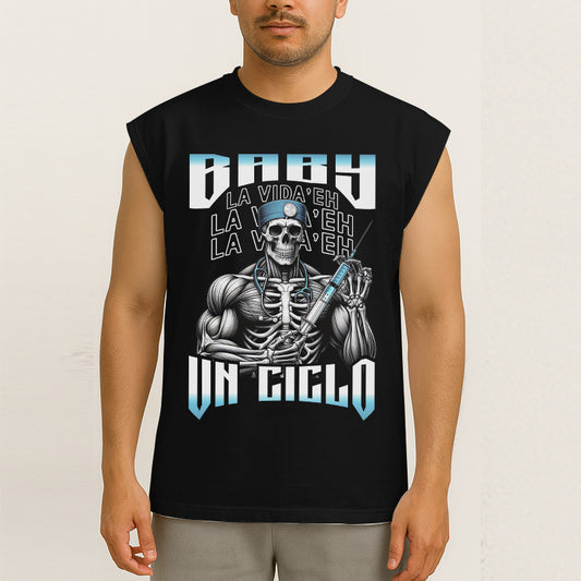 BABY LA VIDA'E UN CICLO - TANK OVERSIZE