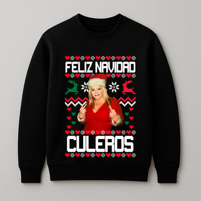 JENNI RIVERA UGLY SWEATER | FELIZ NAVIDAD CULEROS