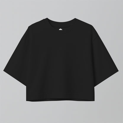 BLANK CROP-TOP OVERSIZE - PREMIUM