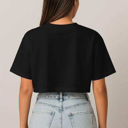 BLANK CROP-TOP OVERSIZE - PREMIUM