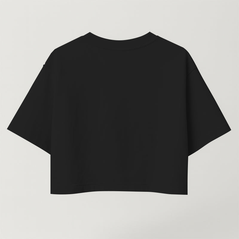BLANK CROP-TOP OVERSIZE - PREMIUM
