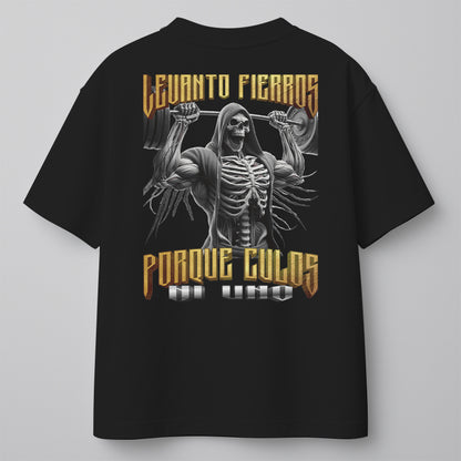 LEVANTO FIERROS, PORQUE CULOS NI UNO