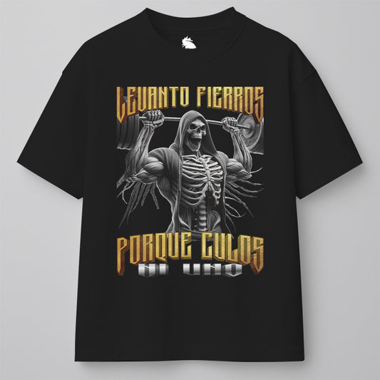 LEVANTO FIERROS, PORQUE CULOS NI UNO