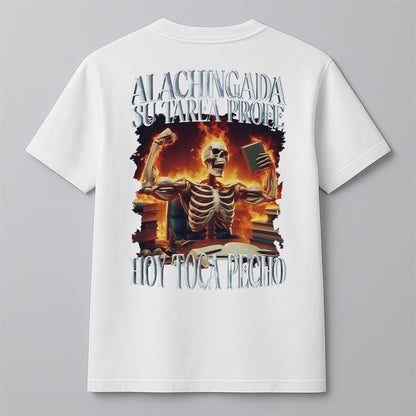 ALACHINGADA SU TAREA PROFE, ¡¡¡HOY TOCA PECHO!!!