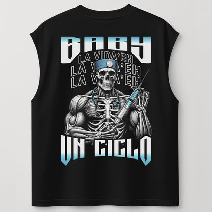 BABY LA VIDA'E UN CICLO - TANK OVERSIZE
